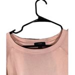 J. Crew Pink Long Sleeve Crew Neck Pullover Sweatshirt Women Sz M Size M Photo 2