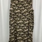 Torrid  Green Camo Zip Front Sleeveless Shirt Dress Sz.1 Photo 10