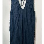 Free People NEW free-est Agatha Ruched Stretch Cotton Dress Black Size XS / SM Photo 9