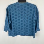 Madewell  Embroidered Wide Sleeve Boxy Tee Shirt Relaxed Sunfaded Blue XS NWT Photo 7