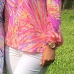 Lilly Pulitzer Off The Shoulder Shirt Photo 0