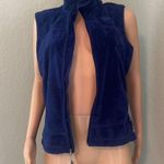 Mountain Hardwear  WOMEN'S MEDIUM Polyester Tech Fleece Vest Blue/Black #192 Photo 7