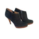 Steven By Steve Madden Steven Steve Madden Bootie Ankle Boots Lipstik Suede Black size 7 zipper Heels Photo 1
