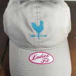 Ladies Fit‎ Embroidered Chicken Tan Hat Baseball Cap Farm Adjustable NEW Photo 0