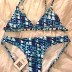 Cupshe Blue Tie Dye Bikini Photo 0