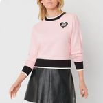 Juicy Couture NWT Juicy by  Heart Pink Black Knit Sweater 3X Photo 2