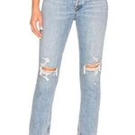 AGOLDE Womens  Riley Crop High Rise Straight Jeans Photo 0