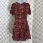 Forever 21 Forever‎ 21 flared burgundy rust orange dress Photo 2