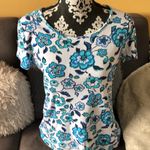 Jones New York  SPORT Floral T-Shirt Size L Photo 0