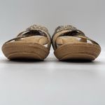 Italian Shoemakers NEW  Womens 8 Shoes Wedge Sandals Snakeskin Print Crisscross Photo 8