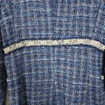 ZARA  Tweed Blazer Women Small Parisian Preppy Luxury Old Money Classic Textured Photo 10