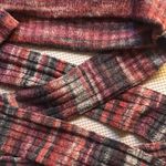 Free People New Wrap Tie Crop Top Rainbow Multicolor Stripe Boho Knit Pullover Photo 7