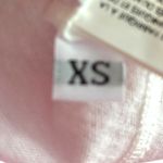 Enza Costa White Linen Blend Crew Neck Short Sleeve T Shirt Top Womens XS Photo 4