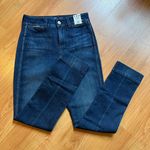 AMO Audrey Eclipse High Rise Slim Leg Cropped Jeans Photo 3