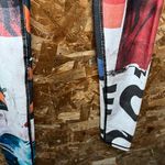 Out of Print Electric & Rose  multi-colored Graffiti Art Leggings Women Sz S Photo 8
