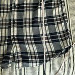 Coastal Plaid Flannel Shirt Medium‎ Blue Casual Button Up Preppy Grunge Granola Photo 5