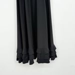 JBS Little Black Dress M Party Staple Ruffles Y2K Rockabilly Retro High Neck Size M Photo 3