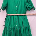 Christmas Linen Dress Kelly Green 12 Photo 11