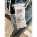 Carole Christian Denim Jacket Heart Cutout Metallic Fringe Festival Lightwash S Blue Photo 6