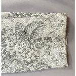 Women's Silvery Floral Brocade Blazer Jacket Size XL Elegant Holiday Corporate Gray Photo 11