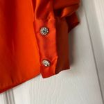 ZARA Satin Cape-Shoulder Blouse - Size XS Photo 3