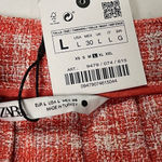 ZARA  preppy pleated mini skirt, plaid Sz L Photo 5
