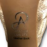 Adrianna Papell  Gold Twist Front Summer Vacation Block Heels Open Toe Size 7.5M Photo 5