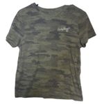 Lucky Brand Camo Print Crew Neck Short Sleeve T-Shirt Women’s Small Photo 1