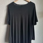 Mossimo Supply Co Mossimo Black Short Sleeve V-Neck Baggy Top Photo 2