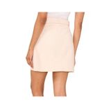 1. State Linen Blend Belted Mini Pencil Skirt White Swan 10 Photo 1