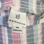 Gibsonlook Women's XXL Midi Summer‎ Breeze Smocked Dress Ruffle Shoulder Straps Photo 9