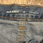 Old Navy  Darla Extra High Rise Loose Tapered Mom Jean Distressed Blue Size 16 Photo 5