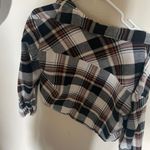 RSQ Cropped Plaid Flannel Photo 2