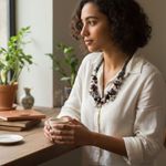 Hand Crafted Genuine Pearl, Gray, Black, Red, & Green Necklace Gray Photo 1