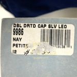 Capezio Adult Scoop Neck Cap Sleeve Leotard Size Adult Pet XS Navy Blue 9986 Photo 8