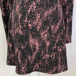Topshop Spot Print Crinkle Long Sleeve Square Neck Mini Dress Pink Black Size 2 Photo 10
