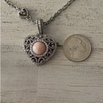 Judith Ripka  Sterling Silver Heart Pendant Station Necklace  Photo 6