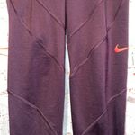 Nike  Pro Pants Womens Small Purple Eggplant Leggings Stirrups Yoga Athletic warm Photo 7