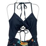 Cupshe NWT  Halter Cutout Bathing Suit Lace Up One Piece Swimsuit Size Small NEW Photo 7