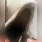 Faux Suede Closed Toe, Wedged Heel, Ankle Booties Gray Size 8 Photo 5