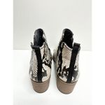 Dr. Scholls Dr. Scholl’s Boots Womens Sz 6 Teammate Snakeskin Print Block Heel Round Toe Photo 3