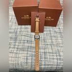 Coach Vintage  Wrist Watch #0255 - Stainless Steel/Tan Leather Strap - NIB Photo 7