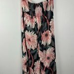 Anthropologie Grace Gillespie Strapless Floral Brunch Linen Midi Dress Sz M Photo 7