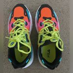 FILA Colorful Neon Lace Up Gym Shoes Photo 8