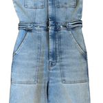 Good American NWOT Fit For Success Denim Jumpsuit Size XS Retail $199.00 Photo 6