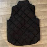Woolrich  Black Quilted Vest with Zipper pockets small silver hardware Photo 5