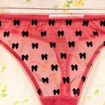 FILA Stella McCartney Women's Bra Set Red/Wine Lace Medium‎ Coquette Fairy Romantic Photo 3