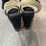 Lauren Ralph Lauren Women's Elena Espadrille Wedge Sandal Size 9 Black Photo 3