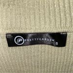 Pretty Garden Women's Long Sleeve Green Pastel Knit Turtleneck Sweater Size S Photo 6