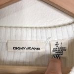 DKNY  jeans ribbed cotton crew neck ladies pullover sweater size large Photo 4